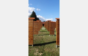 L'allée de tir du jeu d'arc